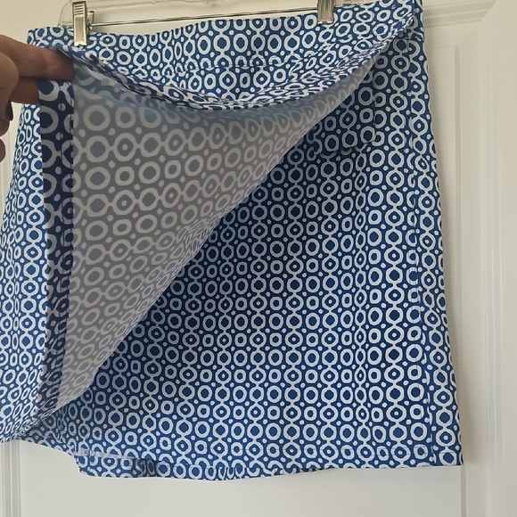 Ripskirt Hawaii Blue Geometric A-Line Skirt - Picture 2 of 4